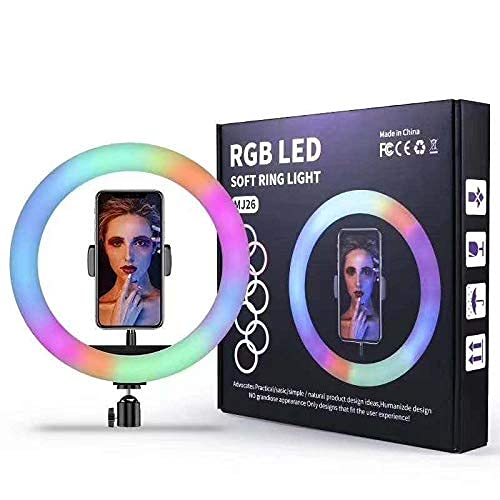 RGB Led Soft Ring Light | Smart Phone Holder